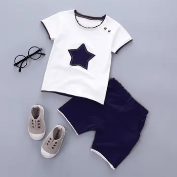 

New Summer children clothing sets Cartoon toddler girls clothing sets top+pant 2Pcs/sets kids boys clothes sport suits outfit
