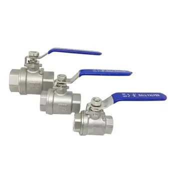 

304 1/4\" 3/8\" 1/2\" 2P two piece stainless steel controller full diameter ball controller