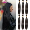 Ali Coco Brazilian Straight Hair Weave Bundles 100% Human Hair Bundles 3/4 PCS 8-30 Inch Non Remy Hair Extensions 1