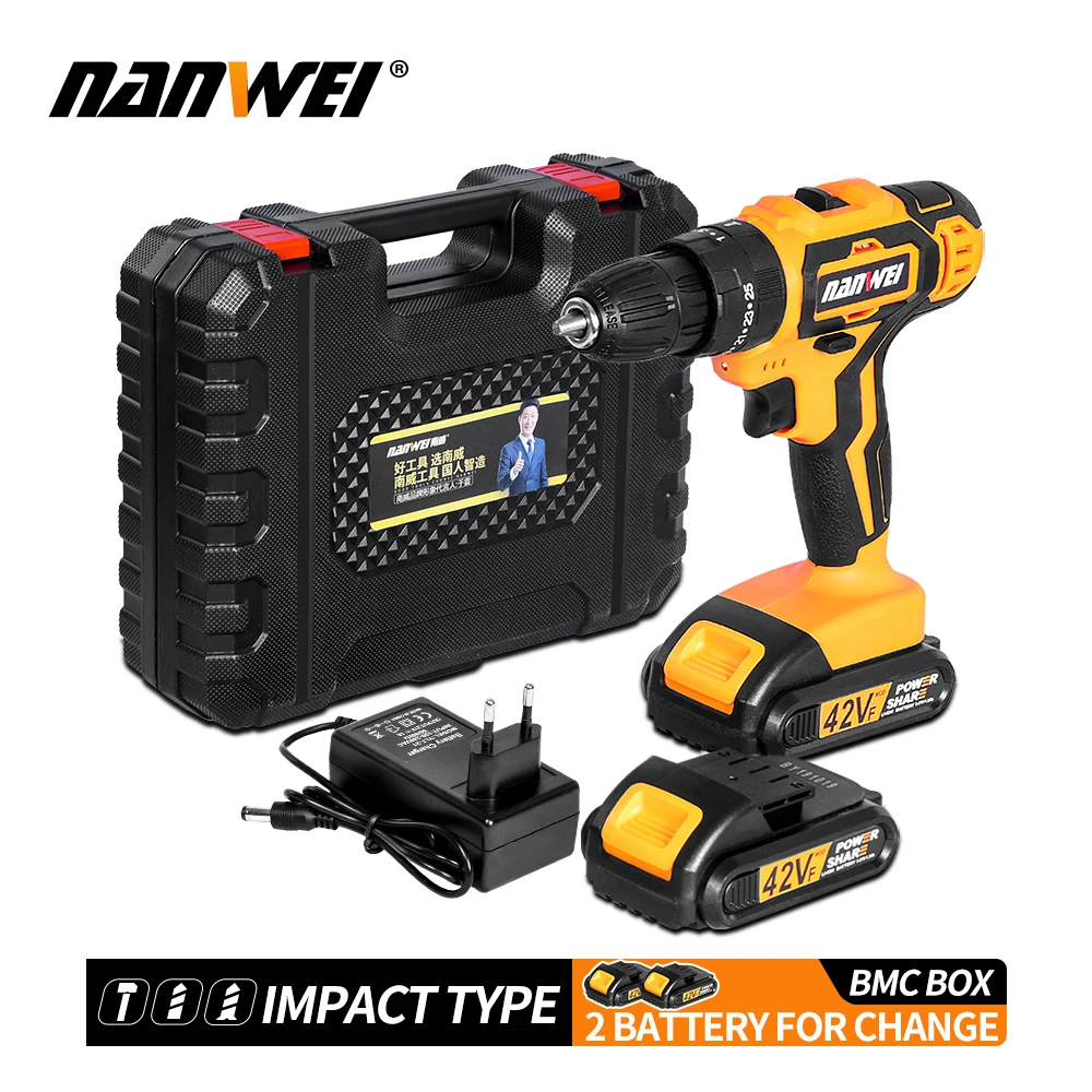 DIY power tools42vF Аккумуляторная дрель|Электрические дрели| |