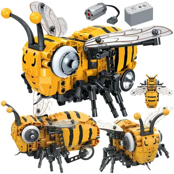 

City Creative Insect Electric Bee Fly Building Blocks Technic Model Bricks MOC Education Toys Gifts for Toys Children