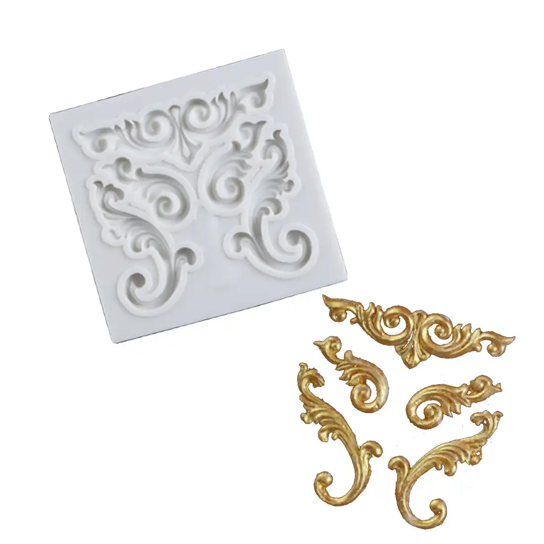 Europaischen Vintage Formen 3d Wand Panel Mould Diy Beton Fondant Ton Retro Grenze Silikon Form Clay Molds Aliexpress
