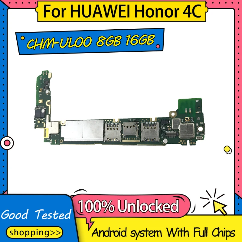 Материнская плата HUAWEI Honor 4c разблокированная оригинальная 8 ГБ 16 для ГБ|Антенны