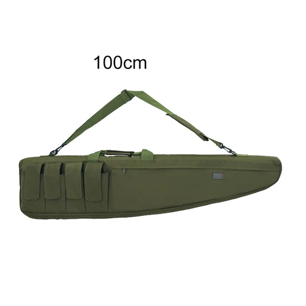 Airsoft тактический Чехол для оружия 70 см 100 см 120 см Водонепроницаемая армейская Военная снайперская сумка на плечо рюкзак для переноски охотничьей винтовки - Цвет: Green 100cm