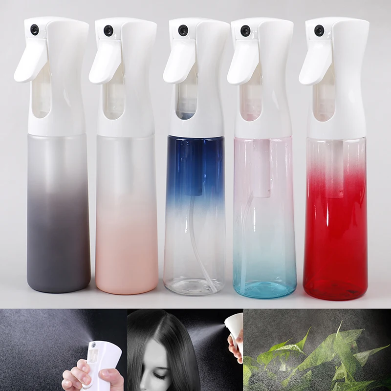 300ML Hairdressing Spray Bottle Alcohol Disinfection Sprayer Continuous Fine Mist Air Pressure Water Salon Styling Tool | Красота и