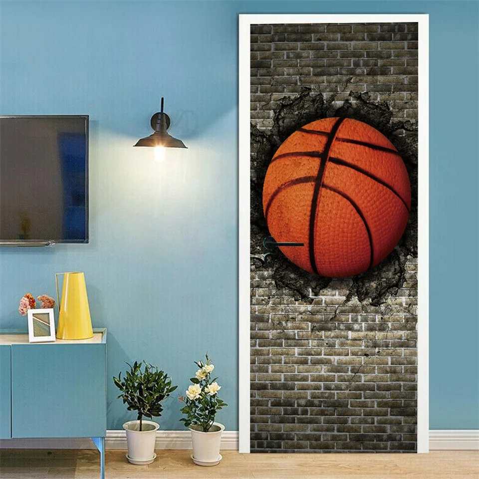 papel de parede para bola de adesivo para decoração de quarto mural removível
