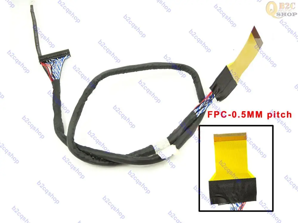 FFC FPC-51pin to dupont 2ch 8bit 0 5mm LVDS кабель для Samsung LCD TV screen wire | Компьютеры и офис