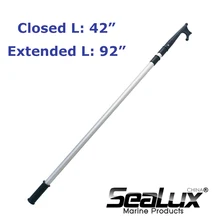 Sealux 3 шага Pro телескопическая лодка крюк для морской лодки рыбалка на яхте морской аксессуар