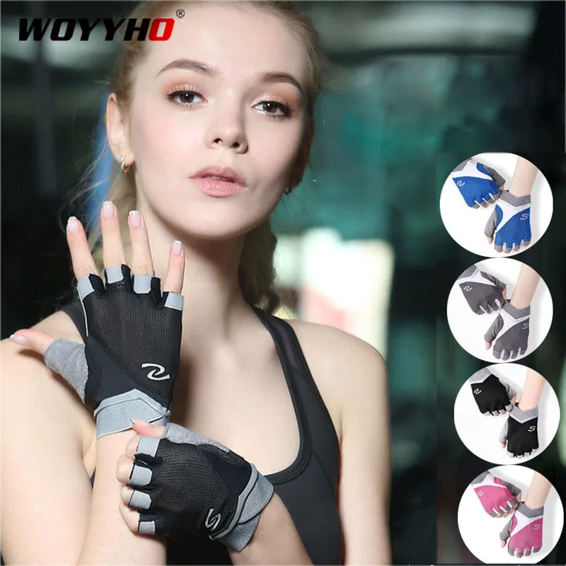Ladies Gym Weight Lifting Gloves Half Finger Bodybuilding