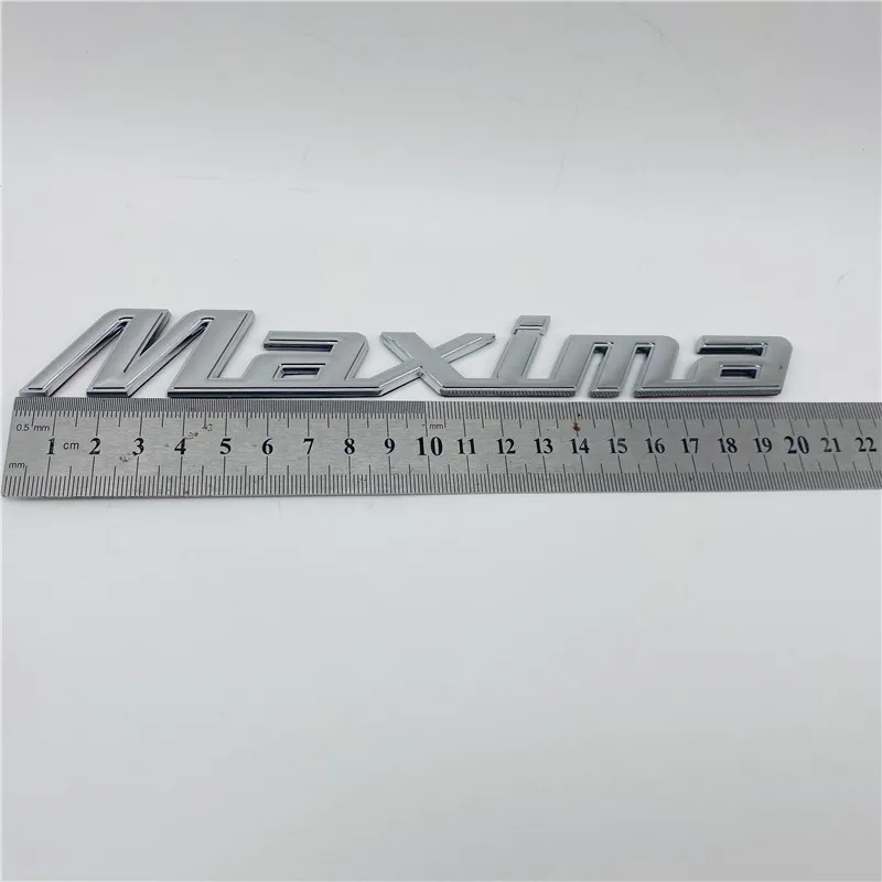 

Car Exterior Stickers For Nissan Maxima Emblem Rear Trunk Tail Logo Badge Symbol Letters Auto Decal