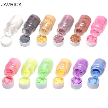 

12 Pcs Pearlescent Powder Epoxy Slim Foam Crystal DIY Handmade Jewelry Crafts Filling Material