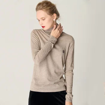 

sweater female turtleneck women s pullover long invierno 2019 autumn winter plus size Christmas khaki joker poncho free ship