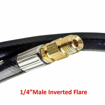 

1 Pair Propane Gas Line Hose Tank Connector 1/4 Inch Low Pressure Pipe