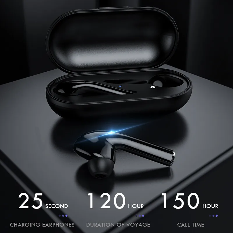 Беспроводные bluetooth-наушники, водонепроницаемые спортивные наушники 5,0, сенсорные наушники с микрофоном, наушники для iPhone Xiaomi