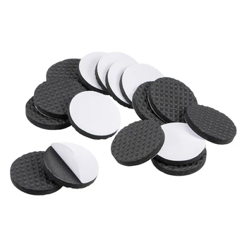 

uxcell Furniture Pads Adhesive EVA Pads 30mm Dia 4mm Thick Round Black 28Pcs