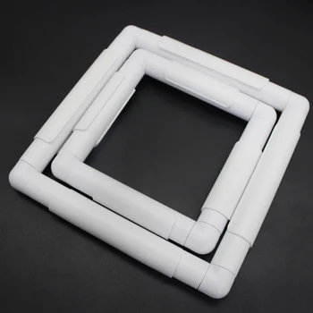 

Square Embroidery Frame Universal Cross Stitch Plastic Clip Frame Needlepoint DIY Sewing Quilting Hoop