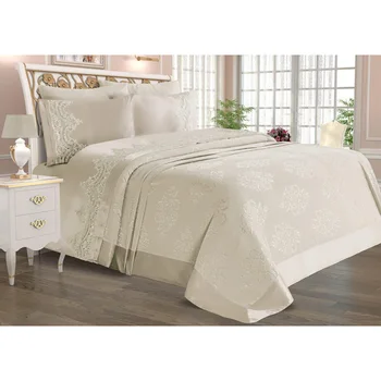 

Sahra Pike Takımı Çift Kişilik Fransız Dantelli Krem