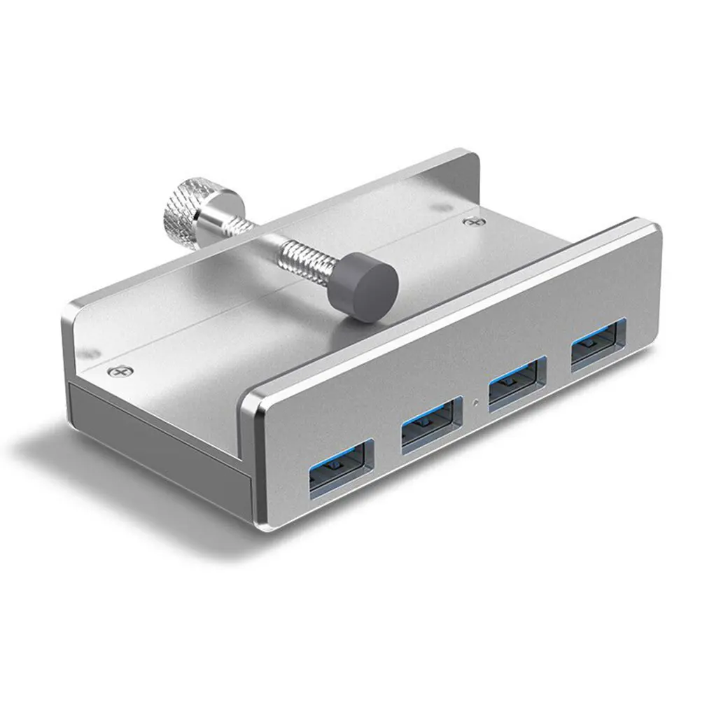 Usb 3,0 концентратор с кардридером алюминиевый сплав Клип-Тип 4 порта Высокоскоростной разветвитель концентратор для настольного ноутбука