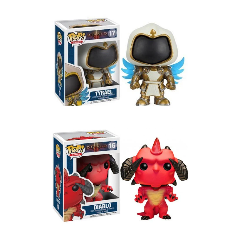 FUNKO POP Diablo Tyrael DIABLO кукла поп украшение Высококачественная коллекция Ручной Работы Фигурка для мальчиков Игрушки для детей 2F81