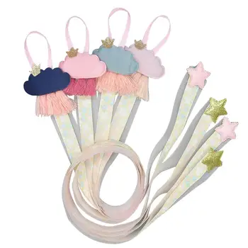

6pcs Hairbow Holder Practical Adorable Cute Hair Bow Holder Hair Clip Hanger Hair Clip Storage Tape for Kids Children Girls