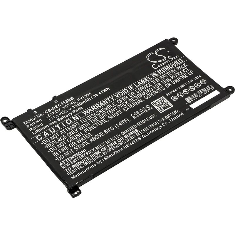 

UPGRADE Cameron Sino Battery For DELL Chromebook 11 3180,Chromebook 11 3189
