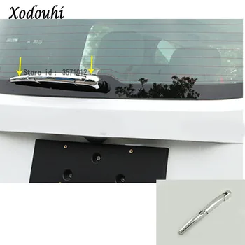 

For Jeep Renegade 2016 2017 2018 2019 2020 Car Body Styling Trim ABS Chrome Car Rear Glass Wiper Nozzle Tail Window Frame Lamp