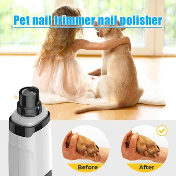 

Pet Nail Grinder Rechargeable Electric Pet Nail Trimmer Low Noise and Quiet Painless Paw Smoothing Trimming Tool SDF-SH