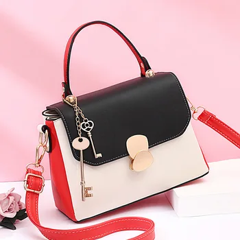 

Fashion 2020 New Women Handbag Soft Pu Leather Female Crossbody Bags Phone Pocket Patchwork Small Woman Messenger Shoulder Bags