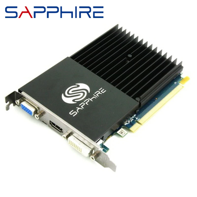 Оригинальные видеокарты SAPPHIRE HD 5450 1 Гб, GPU AMD Radeon HD 6450 1 ГБ GDDR3, видеокарты с экраном, настольный ПК, компьютер HDMI PCI E|Графические карты|   | АлиЭкспресс