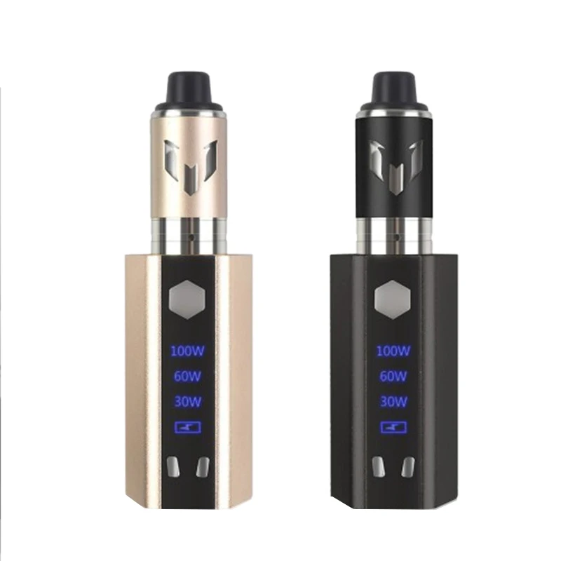 Горячая XD-100W, электронная сигарета, мод, набор, испаритель, светодиодный экран, электронная сигарета, вейп ручка, набор, испаритель пара, 3,5 мл, Атомайзер