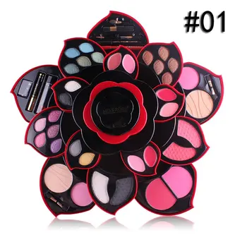 

Big plum rotating eye shadow tray natural sexy makeup