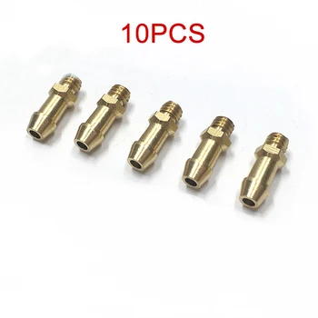 

10PCS M4 Copper Mini Water Nozzle Water-cooled Motor Base Jacket Cooler Faucet Rudder Nipples Parts for RC Boat 3x5/3x6mm Pipe