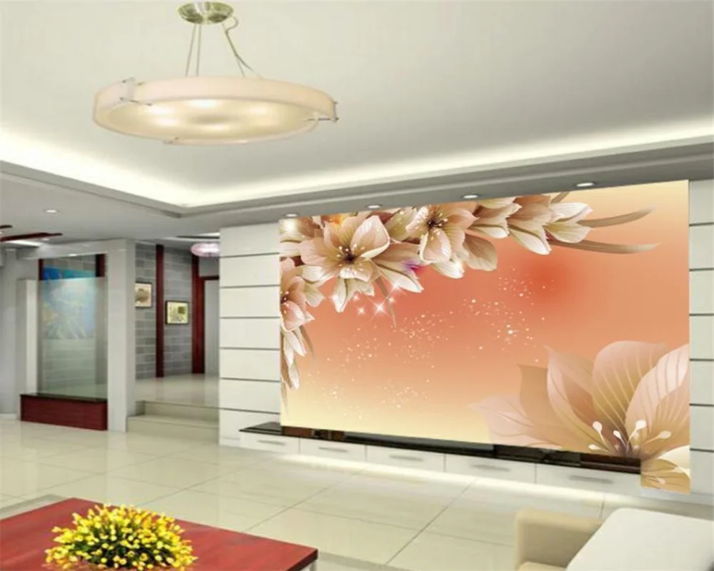 beibehang papel de parede 3d personalizado para tv 05