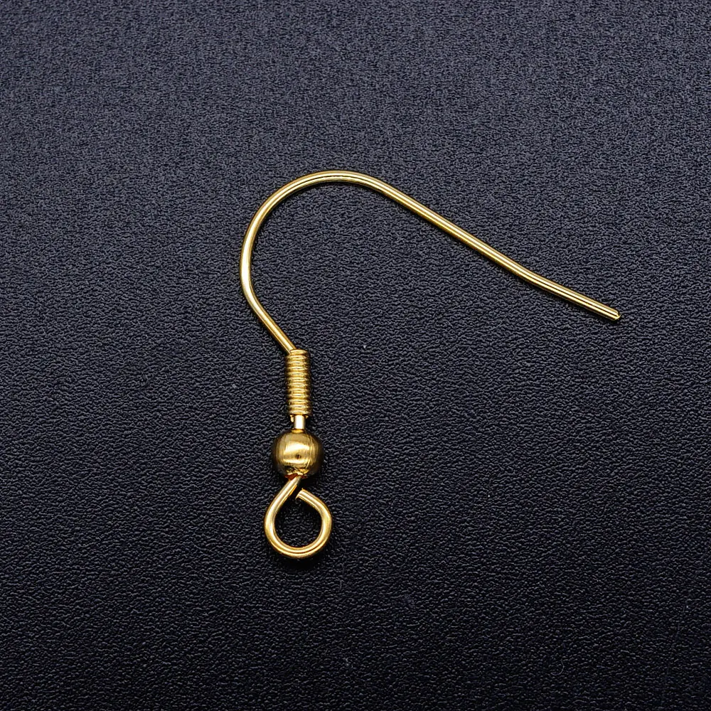 200 Ganci A Occhiello Per Orecchini Fai Da Te – Metallo, Tipo Francese A Pesce, 21x16 Mm