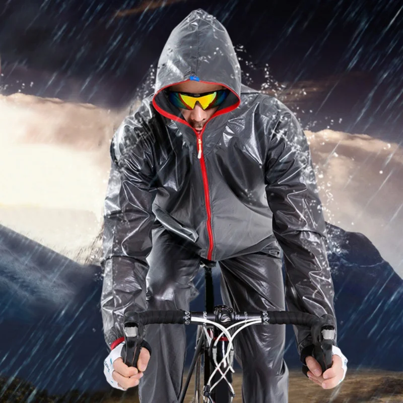 

Bicycle Ride Raincoat Pants / Waterproof Cycling Sun Poon / Outdoor Raincoats raining Cycling Sets