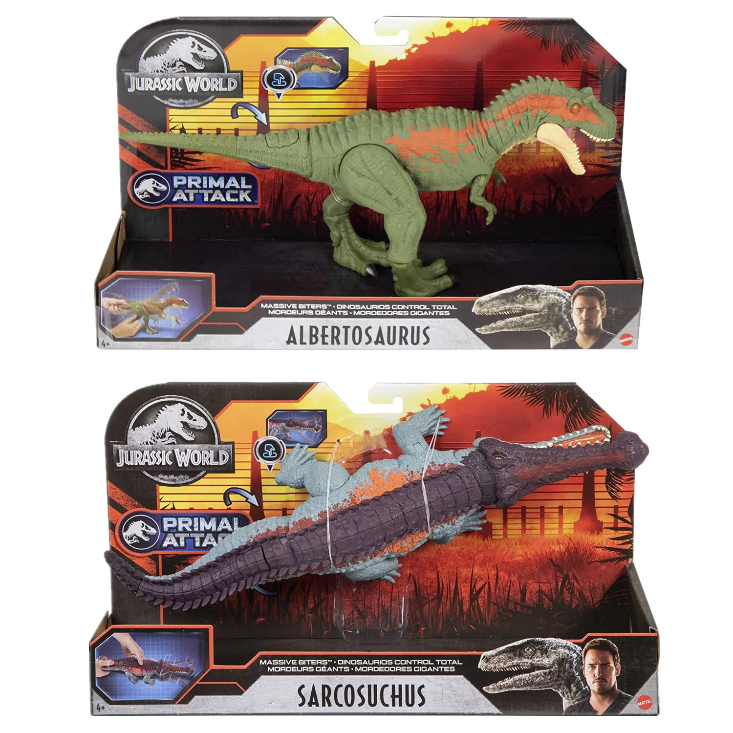 Jurassic Dinosaurs World Emperor Crocodile Dinosaur PRIMAL ATTACK