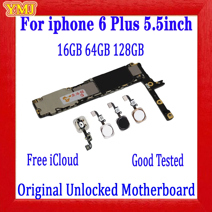 Для iphone 6 plus 5 дюймов материнская плата с/без Touch ID 100% Оригинальный
