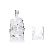 Винный набор Звездные войны шлем штурмовика графин для виски стеклянная чашка бокал для вина es аксессуары креативный подарочный набор для мужчин