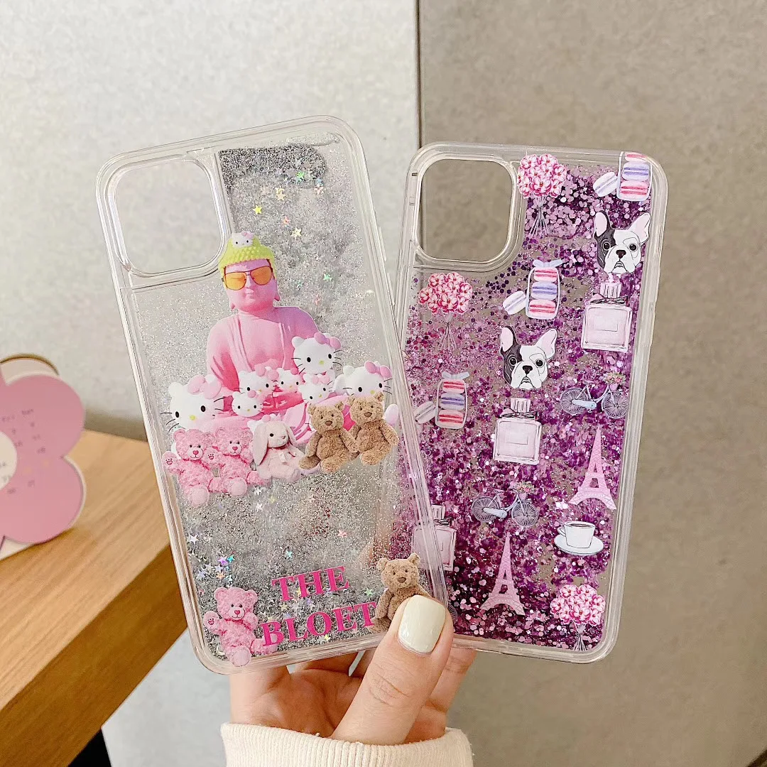 Cute Cartoon Mouse Quicksand Soft Phone Case For iPhone 11Pro MAX 8 7 6s Plus SE XS Max XR X SE2 Kitty Yoga Dynamic Liquid Cover Cute Cartoon Mouse Quicksand Soft Phone Case For iPhone 11Pro MAX 8 7 6s Plus SE XS Max XR X SE2 Kitty Yoga Dynamic Liquid Cover
