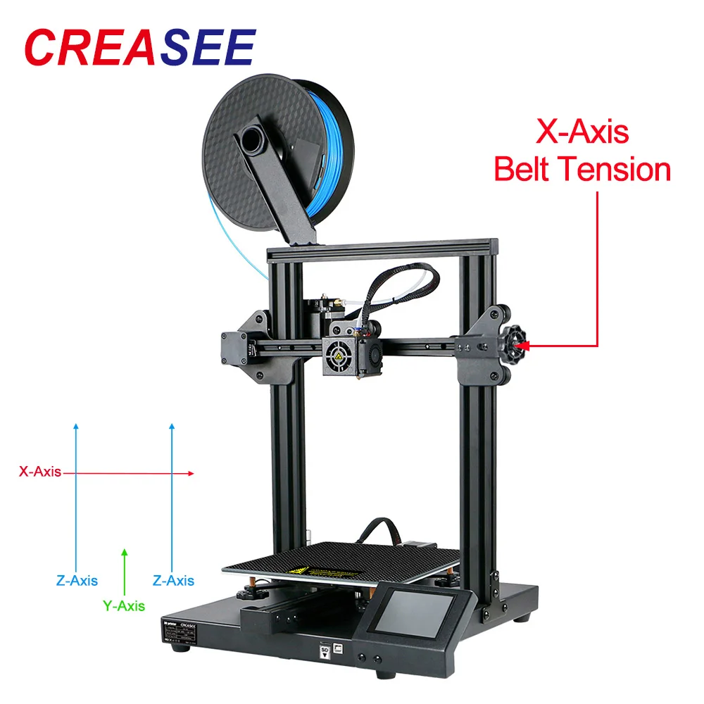 CREASEE FDM 24 В Профессиональный Металлический принтер для 3D печати в сборе Высокая