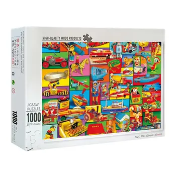 

1000 Pieces Childhood toys Puzzles Wooden Jigsaw Puzzles Floor Puzzle 094F