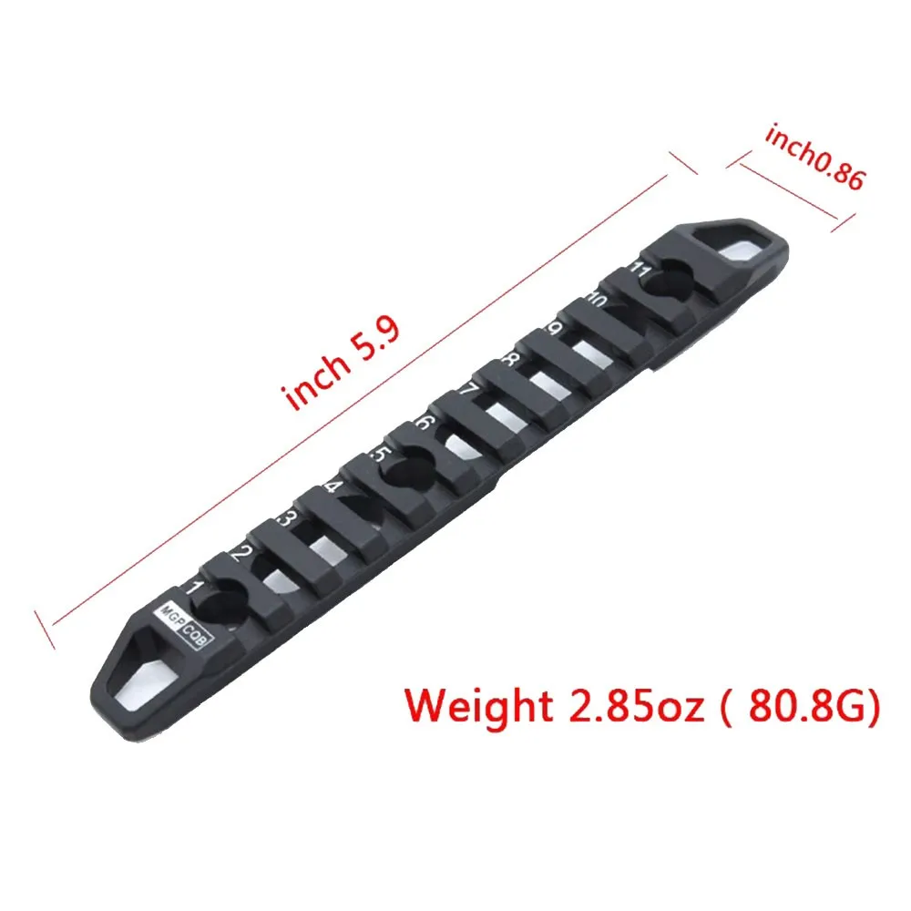 3-7-11 слотов рельсовая Крышка Пикатинни базовый сегмент Handguard раздел авиационный алюминиевый ткач для охоты