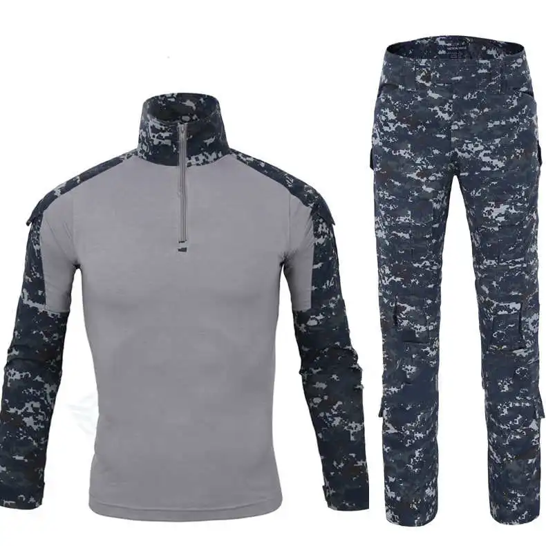 Тактическая камуфляжная военная форма, костюм для мужчин, армейская одежда США, рубашка в армейском стиле военные брюки карго, Униформа, битва