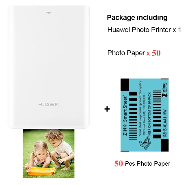 Huawei Original AR Portable Printer Photo Pocket Mini Printer DIY Photo Printer