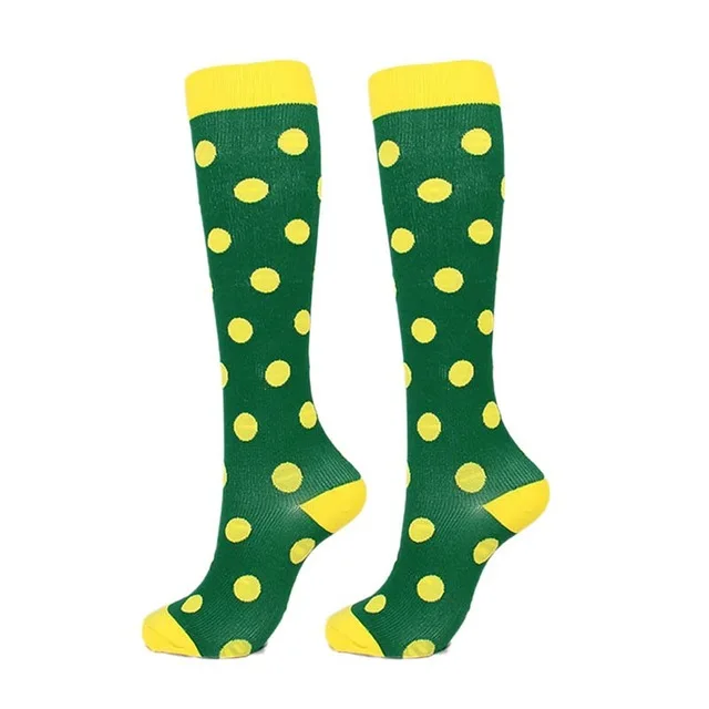Compression Socks Medical Nursing Sports Socks EU 35-46 Fit For Rugby Cycling Travel Breathable Men Women Adult High Stockings