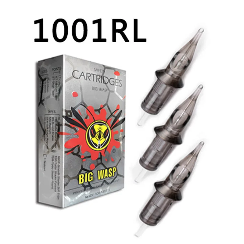Картриджи BIGWASP 1001RL для тату машинок и ручек 20 шт.|Иглы тату| |