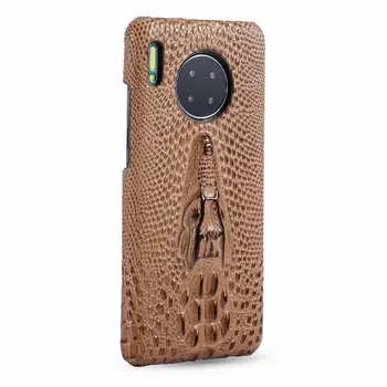 

Dragon Pattern Genuine Leather Phone Back Cover for Huawei Mate 30 Pro Case Classic Style Luxury Shockproof for Huawei Mate 30