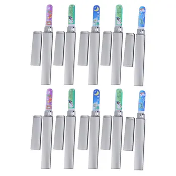 

10pcs Portable Durable Convenient Useful High Quality Nail Art Tool Manicure File Nail Files for Home Inside
