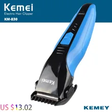 Kemei электрический триммер для волос перезаряжаемая профессиональная Бритва для бороды для мужчин титановая пластина портативная машинка для стрижки волос Машинка для стрижки волос F30