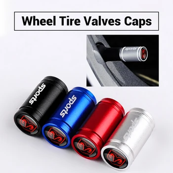

4PCS Wheel Tire Parts Valve Stem Caps Cover For Dodge journey ram 1500 challenger caliber alloy Tyre Stem Air Caps